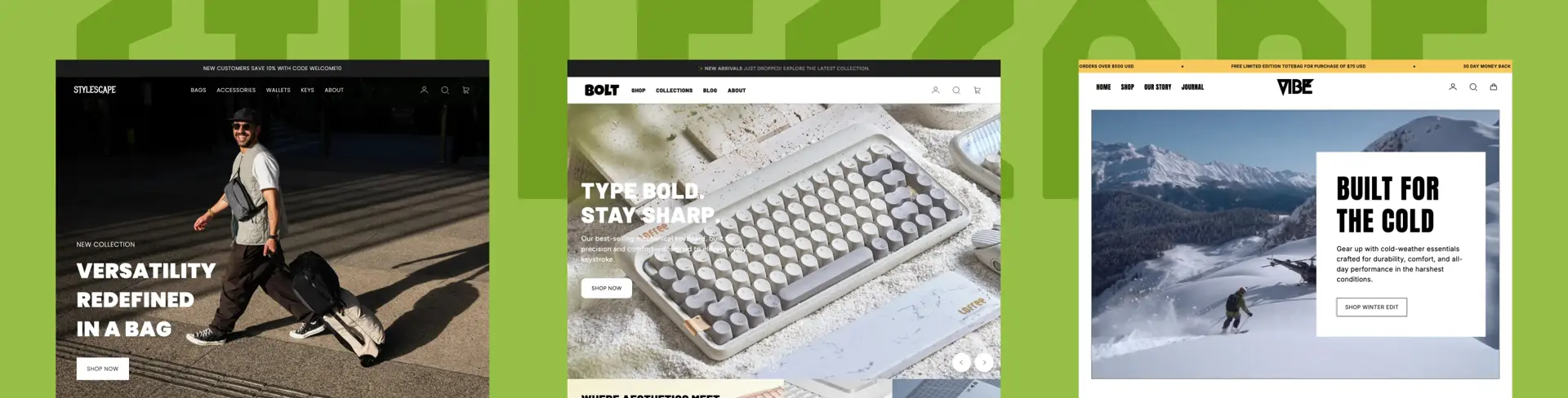 Premium Stylescape shopify theme banner