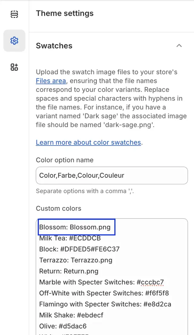 image custom swatches example